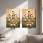 Baba Ramdev Ji: Eternal Guru & Guardian of Faith Metal Poster