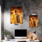 Balu Mama Tejasvi: The Living Flame of Faith & Grace Metal Poster