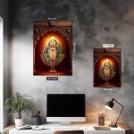 Bhawani Mata: Eternal Flame of Shakti & Sovereign Protection | Divine Metal Poster