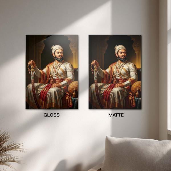 The Dharma Yoddha: Eternal Glory of the Righteous King | Royal Heritage Metal Poster