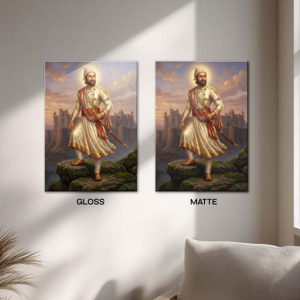 Chhatrapati Shivaji Maharaj: Eternal Flame of Swarajya Metal Poster