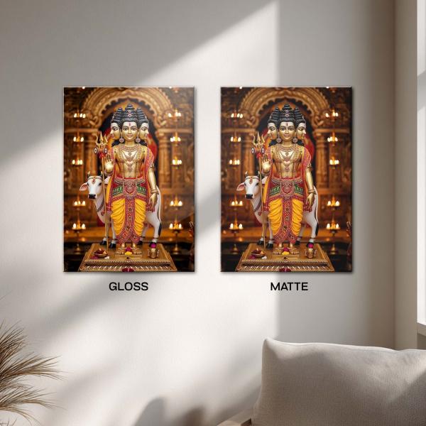 Dattatreya: Trimurti Divine Presence Edition Metal Poster