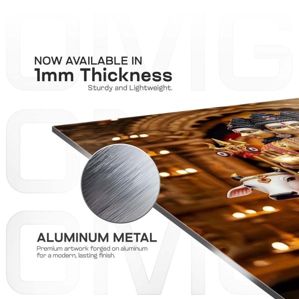 Dattatreya: Trimurti Divine Presence Edition Metal Poster