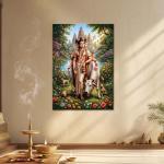 Shree Dattatreya: The Eternal Guru of the Three Worlds | Divine Metal Poster