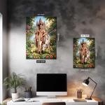 Shree Dattatreya: The Eternal Guru of the Three Worlds | Divine Metal Poster