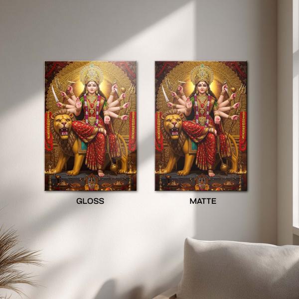 Maa Durga: Triumph of Divine Power Metal Poster