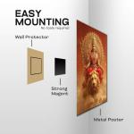 Maa Durga: Throne of Divine Power Metal Poster