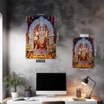 Shree Mahishasuramardini Durga: The Supreme Divine Power Metal Poster