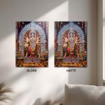 Shree Mahishasuramardini Durga: The Supreme Divine Power Metal Poster