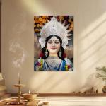 Durga Mata: Divine Shakti & Eternal Protection Metal Poster
