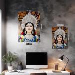 Durga Mata: Divine Shakti & Eternal Protection Metal Poster