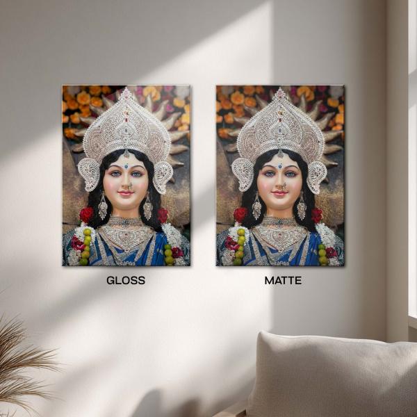 Durga Mata: Divine Shakti & Eternal Protection Metal Poster