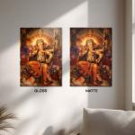 Mahaganapati: The Radiant Lord of Auspicious Beginnings | Divine Metal Poster