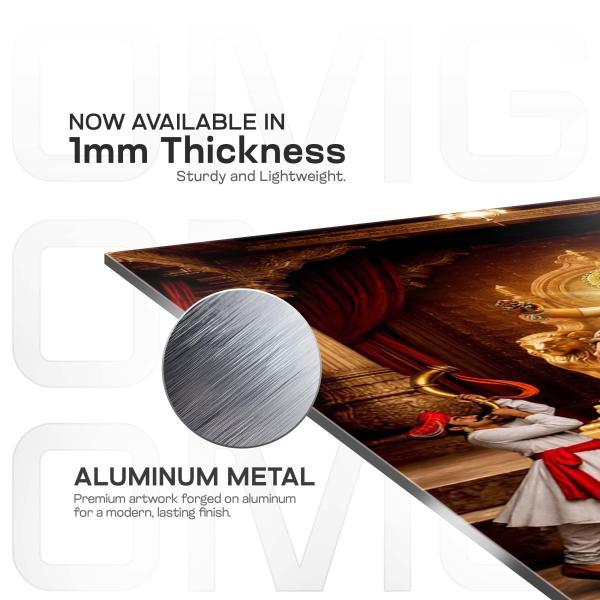 Shree Siddhivinayak Ganapati: The Sovereign of Blessings & Victory | Divine Metal Poster