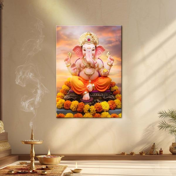 Lord Ganesha: Remover of Obstacles Metal Poster
