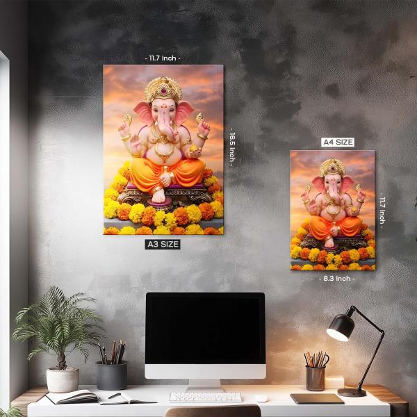 Lord Ganesha: Remover of Obstacles Metal Poster