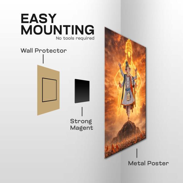 Vighnaharta Ganesha Mahatejas: Supreme Remover of Obstacles Metal Poster