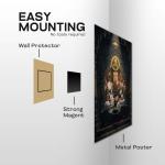 Mahaganapati: Remover of Obstacles & Guardian of Auspicious Beginnings Metal Poster