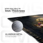 Shri Ganesh Ji: The Silent Throne of Divine Beginnings | Sacred Metal Poster