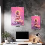 Hanuman: Divine Serenity Meditation Edition Metal Poster