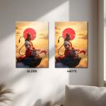 Hanuman : Power of Devotion & Inner Strength Metal Poster