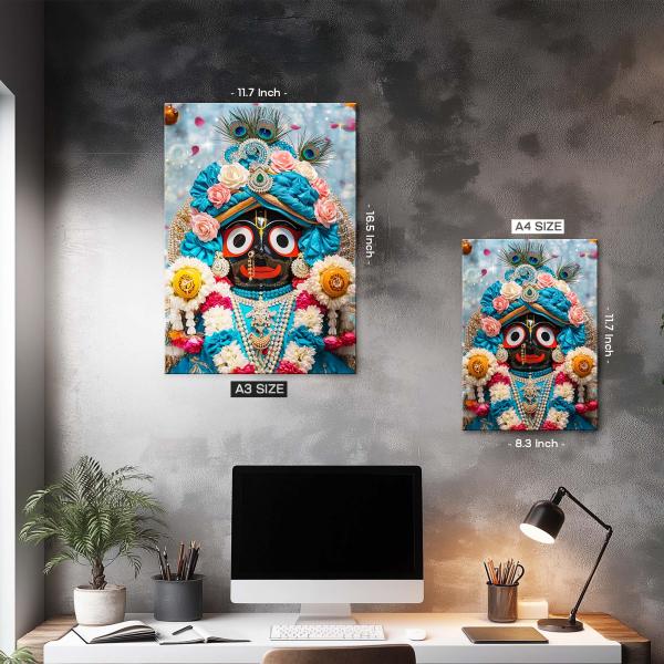 Shree Jagannath Mahaprabhu: The Eternal Lord of the Universe Metal Poster