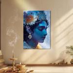 Shyam’s Serenity: Eternal Calm & Divine Grace Metal Poster