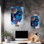 Shyam’s Serenity: Eternal Calm & Divine Grace Metal Poster