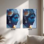 Shyam’s Serenity: Eternal Calm & Divine Grace Metal Poster