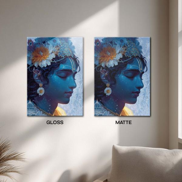 Shyam’s Serenity: Eternal Calm & Divine Grace Metal Poster