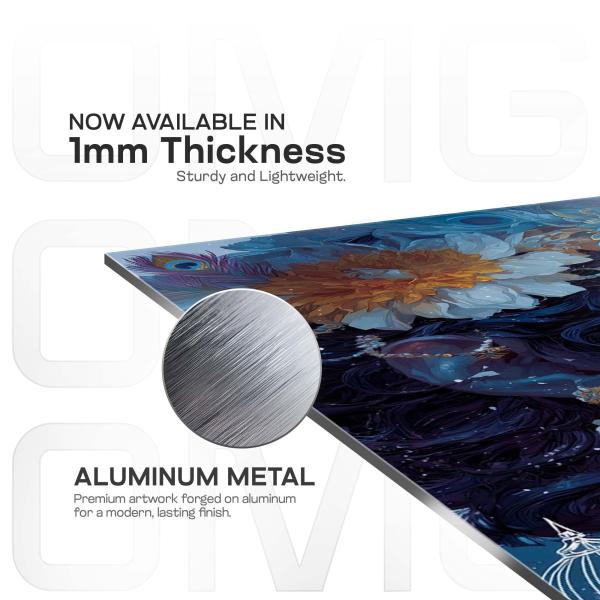 Shyam’s Serenity: Eternal Calm & Divine Grace Metal Poster