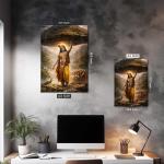 Shri Krishna Govardhan Dharan: Protector of Dharma Metal Poster