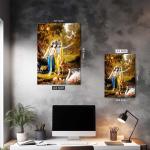 Krishna–Balaram Vana Leela: Divine Brothers of Protection & Peace | Devotional Metal Poster