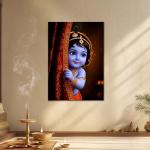 Bal Gopal: The Divine Smile of Eternal Innocence | Celestial Bhakti Metal Poster