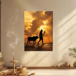 Mahadev: The Eternal Path of Dharma & Detachment | Divine Metal Poster