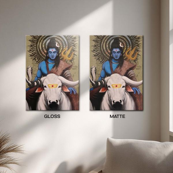 Mahadev & Nandi: Eternal Guardian Metal Poster