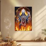 Jai Mahakali: The Eternal Force of Time & Liberation | Divine Metal Poster