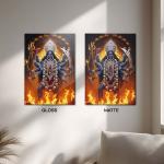 Jai Mahakali: The Eternal Force of Time & Liberation | Divine Metal Poster