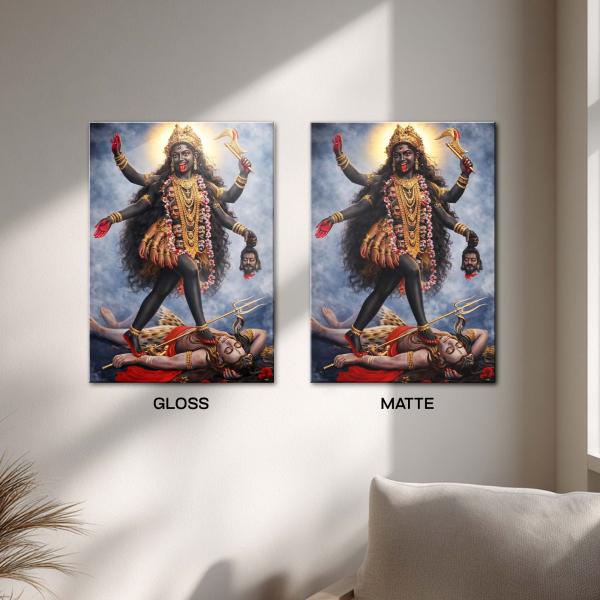 Maa Kali: The Supreme Force of Time, Destruction & Liberation | Fierce Divine Metal Poster
