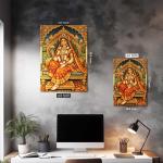 Shri Radha Rani: The Supreme Goddess of Divine Love | Sacred Metal Poster
