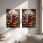 Radha-Krishna Raslila : Eternal Dance of Divine Love | Devotional Metal Poster
