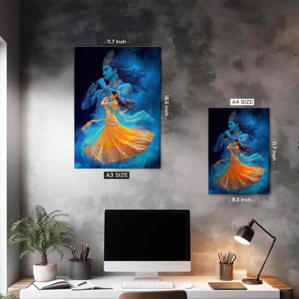 Krishnamayi: The Divine Dance Metal Poster