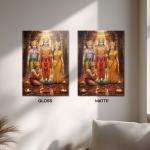 Ram Darbar: The Eternal Court of Dharma | Divine Metal Poster