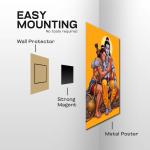 Shri Ram & Hanuman Bhakti: Eternal Bond of Devotion Metal Poster