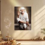 Sai Baba: Grace of the Eternal Guide Metal Poster