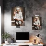 Sai Baba: Grace of the Eternal Guide Metal Poster