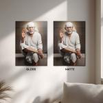 Sai Baba: Grace of the Eternal Guide Metal Poster