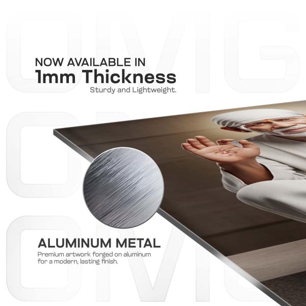 Sai Baba: Grace of the Eternal Guide Metal Poster