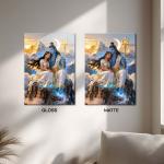 Shiv Parvati: The Eternal Bond of Divine Love Metal Poster