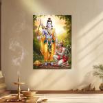 Ram Hanuman: Devotion at the Feet of Dharma Metal Poster